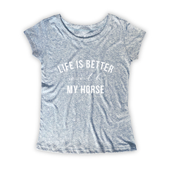 Camiseta Feminina Estampa Horse - loja online