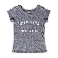 Camiseta Feminina Estampa Kite Surfing - comprar online