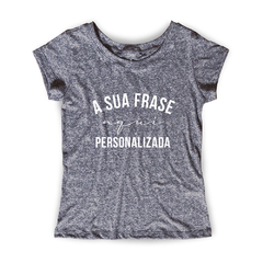 Camiseta Feminina Estampa Personalizada na internet