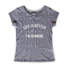 Camiseta Feminina Estampa Running - loja online