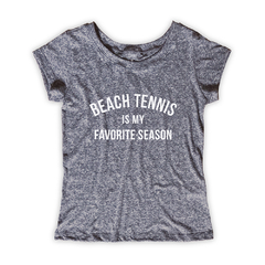 Camiseta Feminina Estampa Beach Tennis Season