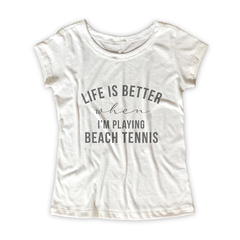 Camiseta Feminina Estampa Beach - loja online