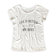Camiseta Feminina Estampa Boys - loja online