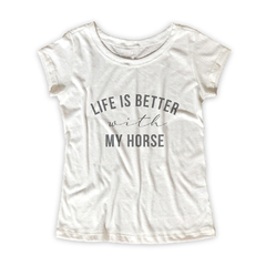 Camiseta Feminina Estampa Horse na internet