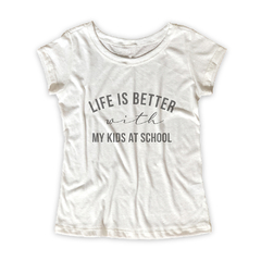Camiseta Feminina Estampa School - loja online