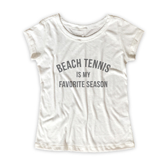 Camiseta Feminina Estampa Beach Tennis Season na internet