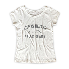 Camiseta Feminina Estampa Wine - loja online