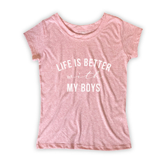 Camiseta Feminina Estampa Boys - comprar online