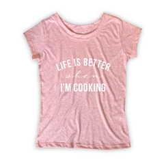 Camiseta Feminina Estampa Cooking - comprar online