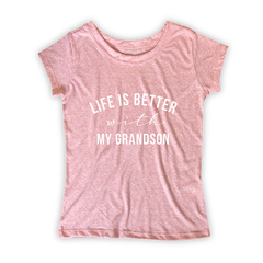 Camiseta Feminina Estampa Grandson - loja online