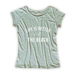 Imagem do Camiseta Feminina Estampa At the Beach