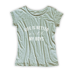 Imagem do Camiseta Feminina Estampa Boys