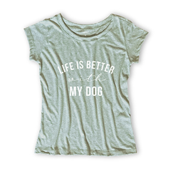 Imagem do Camiseta Feminina Estampa Dog