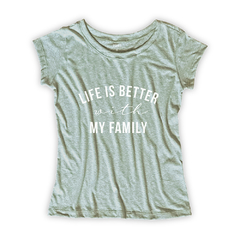 Imagem do Camiseta Feminina Estampa Family