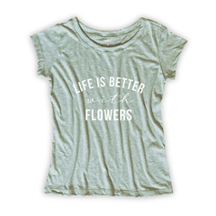 Imagem do Camiseta Feminina Estampa Flowers