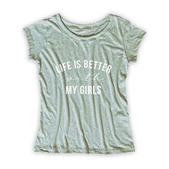 Imagem do Camiseta Feminina Estampa Girls