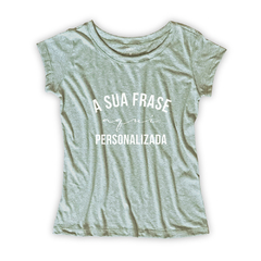 Camiseta Feminina Estampa Personalizada