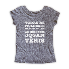 Camiseta Feminina Estampa Mulheres Tennis - comprar online