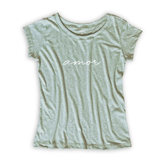 Camiseta Feminina Estampa Amor - comprar online