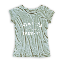 Imagem do Camiseta Feminina Estampa Cooking