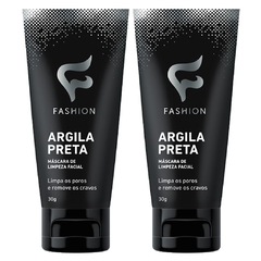 Argila Preta 30g (Máscara de Limpeza Facial) | Kit 2 Bisnagas