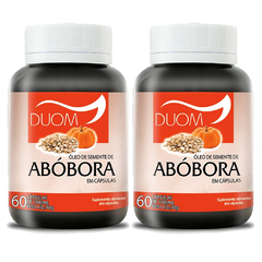 Óleo de Semente de Abóbora 60cps 1000mg Duom | Kit 2 Frascos