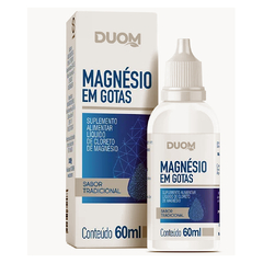 Magnésio em Gotas 60ml Sabor Tradicional Duom