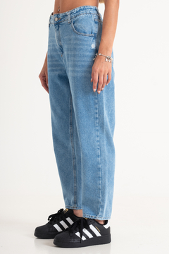 Jean LADY DI Momfit Celeste con bigotes - comprar online