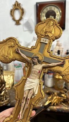 Crucifixo Franciscano 36 cm - SPLENDOREART