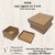 Caja Zapato en 3 mm (Tapa 10x10 / Alto 6 cm) - comprar online