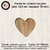 forma de corazon en pino (14 x 14,5 cm) - comprar online