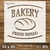 Stencil "Bakery Fresh Bread" 20 x 20 | Impronta Stencils