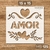 Stencil "Amor" 15 x 15 | Manos Stencils