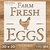 Stencil "Farm Fresh Eggs" 20 x 20 | Manos Stencils