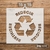 Stencil "Reducir Reciclar Reutilizar" 15 x 15 | Positivo Stencil