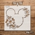 Stencil "Mickey Mouse con Flores" 15 x 15 | Positivo Stencil