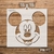 Stencil "Mickey Mouse" 15 x 15 | Positivo Stencil
