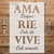 Stencil "Ama Siempre Ríe Cada día Vive cada Momento" 20 x 30 | Positivo Stencil}