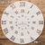 Stencil "Cuadrante para Reloj Números Romanos" 50 x 50 | Positivo Stencil