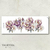 Transfer UV 30 x 10 "Flores Violetas" | VH 018