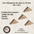 set 4 triangulos de pino espesor 15 mm (4 cm) - comprar online