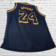 Camiseta lakers negra online y dorada