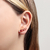 Earcuff Zircônias Quadradas - SEMIJOIA - comprar online