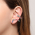 Earcuff com Pedras Ovais Coloridas - SEMIJOIA na internet