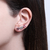 Ear Cuff Quadrados em Tons Pasteis - SEMIJOIA - comprar online