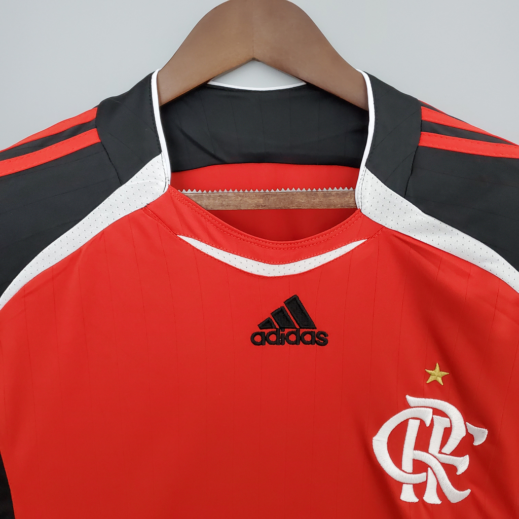 Camisa Flamengo 22/23 Adidas Teamgeist Masculina - Vermelho+Preto