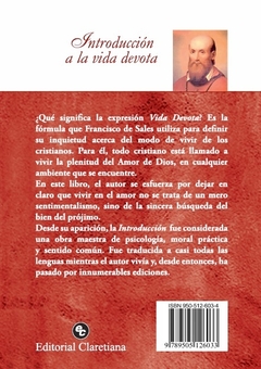 Introduccion a la vida devota - comprar online