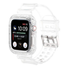 MALLA SILICONA + PROTECTOR APPLE WATCH 42/ 44 MM (1108)