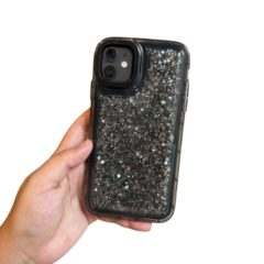 FUNDA TRANSPARENTE BRILLOS IPHONE 11 (1875)