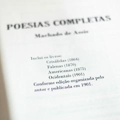 Poesias Completas – Machado de Assis - 2ª edição - Editora Isto Edições – Livros de poesia